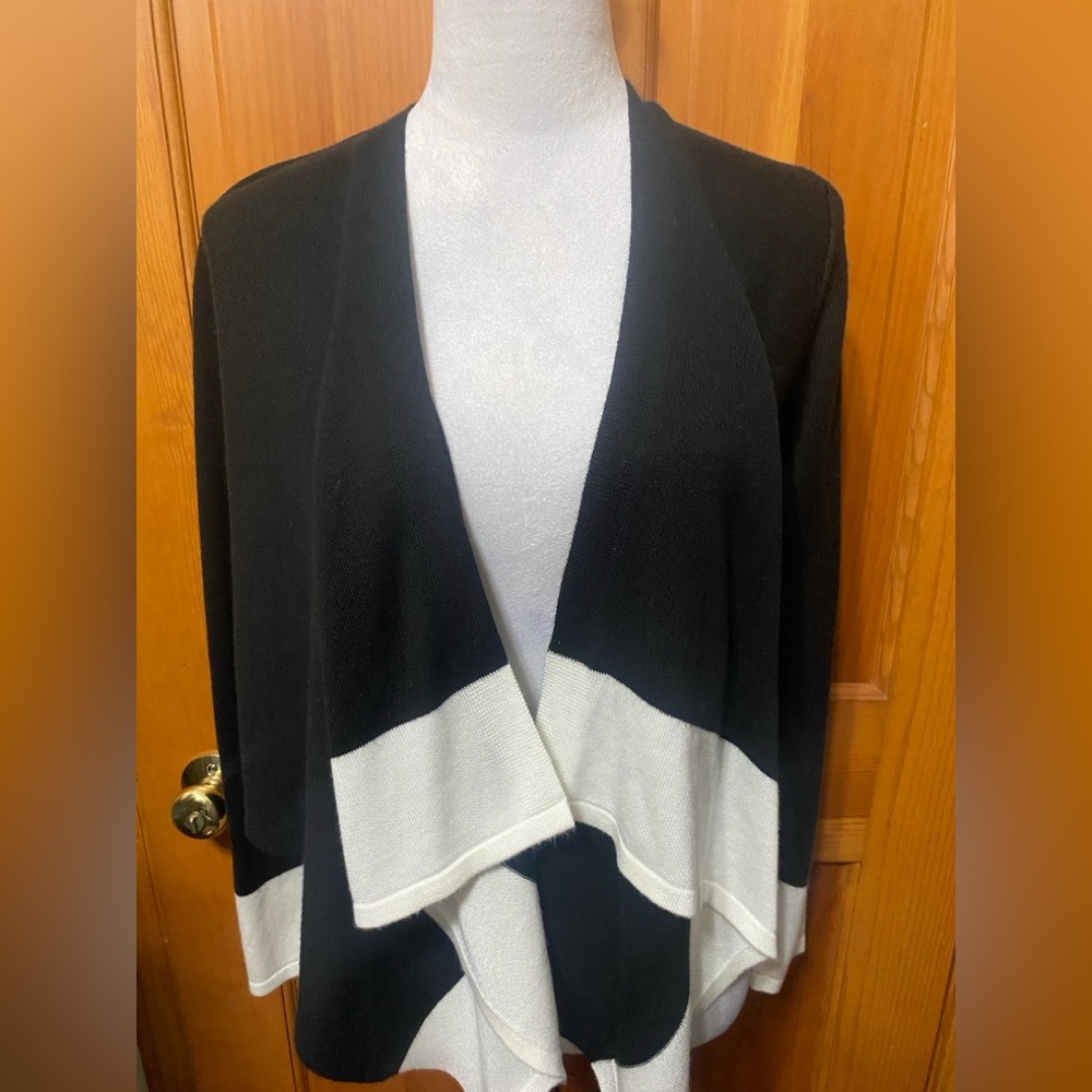 Calvin Klein Open- Front Cardigan - Picture 2 of 5
